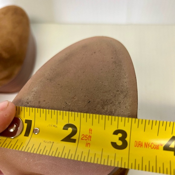 🤎”Veronica Beard” Beautiful Maren Cognac Suede Platform Heeled Clogs Size 7 - Picture 13 of 13